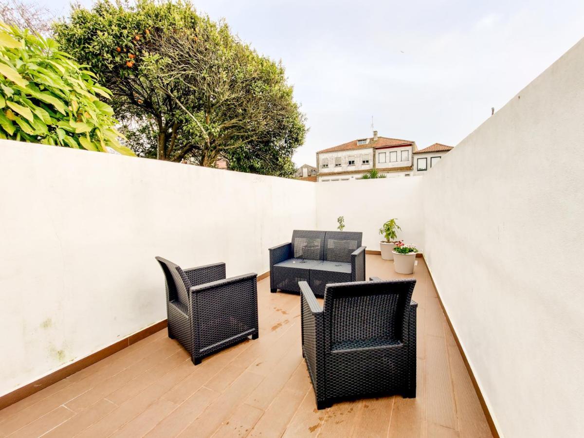 Tiana Apartment - City Centre With Terrace Viana do Castelo Bagian luar foto